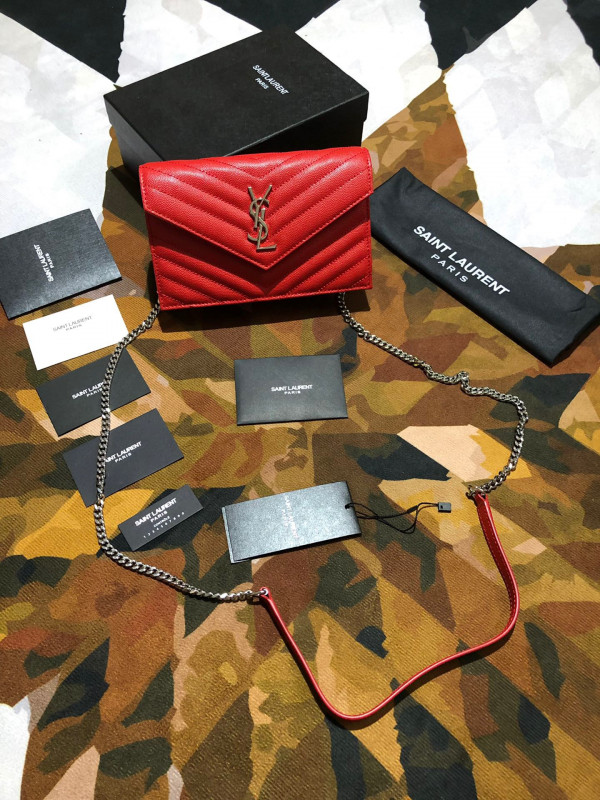 Y*L cassandre matelassÉ chain wallet