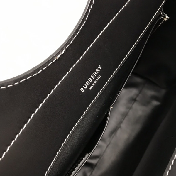 B**rry medium two-tone canvas and leather pocket tote