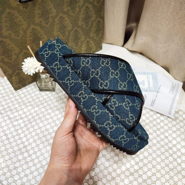 G*u*i gg multicolor platform sandal