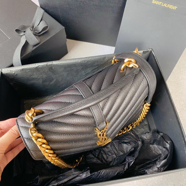 Y*L medium leather shoulder bag-24*17*6.5cm