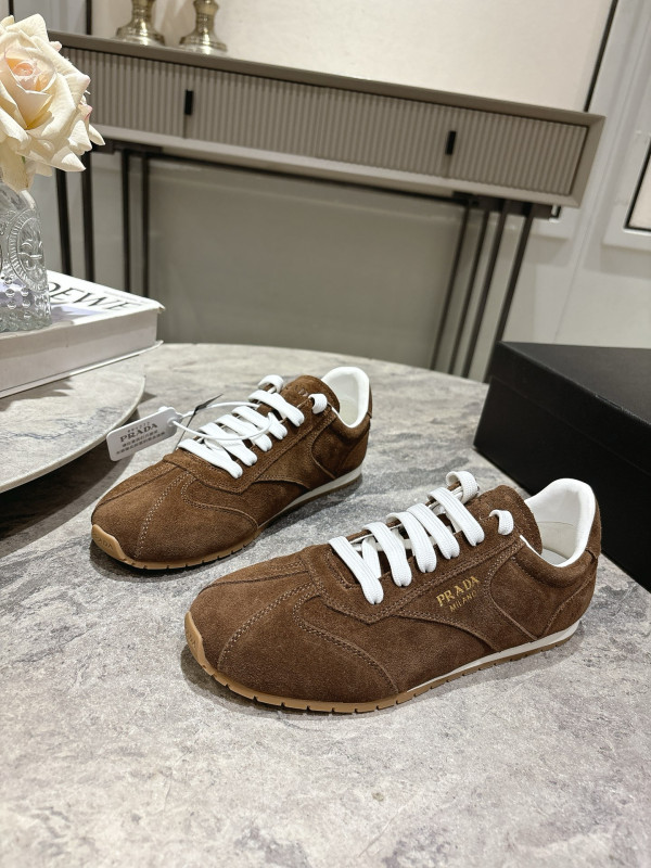 Pra*a montecarlo re-edition 2005 suede sneakers